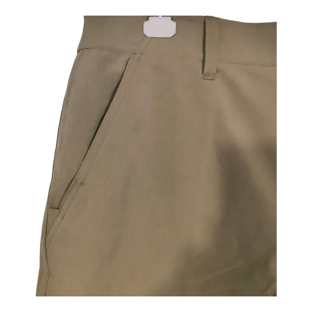 Men's Gerry Taupe/Brown Shorts Hiking Pockets Outdoors Lightweight Casual Sz 34